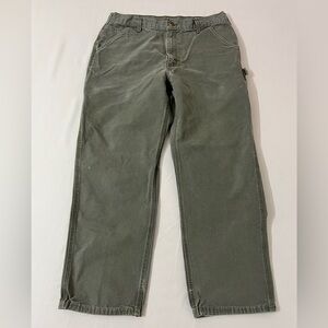 Carhartt Moss Green Carpenter Pants Pant B11 MOS Dungeree